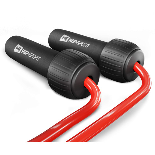 Скакалка  Hop-Sport HS-F050JR red - фото №4